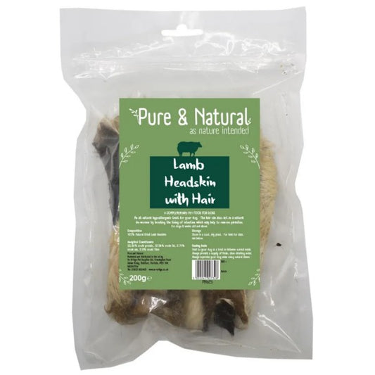 Pure & Natural Lamb headskin without fur