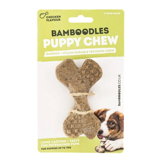 Bamboodle Puppy X Bone Chew