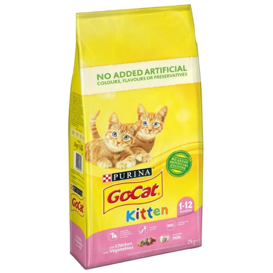 GoCat Kitten Complete Chicken, Milk & Carrot