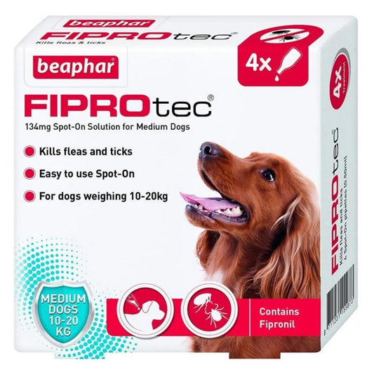 Beaphar Fiprotec Medium Dog Spot On Flea & Tick Treatment
