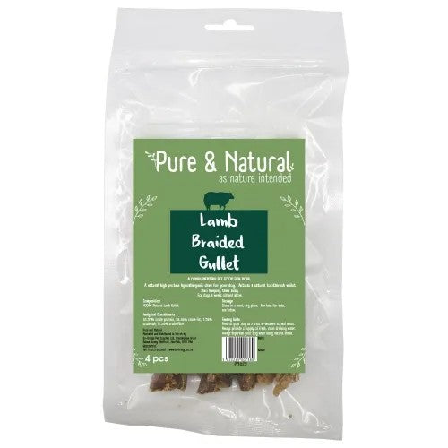 Pure & Natural Lamb Gullet Braid